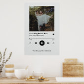 ソングポパーソナライズされたスターウォールアートプリントカスタムムス ポスター (キッチン)