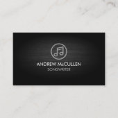ソングライターミュージックミュージシャン 名刺 (正面)