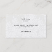 ソングラクールイお洒落ター音楽シンガー 名刺 (裏面)