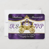 ソングリクエスト付きのロイヤルフェアリーテイルの招待状 招待状 (正面)