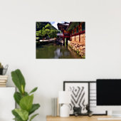 ソングワンサテンプルブリッジ，韓国 ポスター (ホームオフィス)