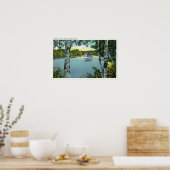 ソンゴ川の汽船の眺め ポスター (キッチン)