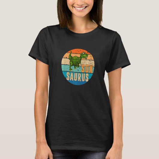 ソンサウルスレックス恐竜ソンサウルス父の日 Tシャツ (正面)
