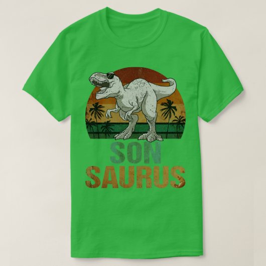 ソンサウルスTレックス恐竜ソンサウルスヴィンテージ Tシャツ (デザイン正面)