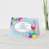 ソンジョイ誕生日風船 カード (正面)