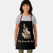 ソンスお気に入りのタッキングクリスマスヤギ エプロン (インサイチュ)