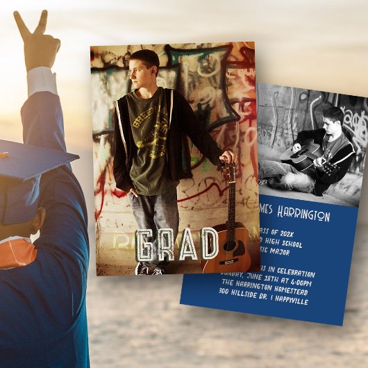 ソンズ卒業写真オープンハウス発表 招待状