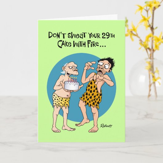 ソンズ29誕生日 カード (黄色い花)