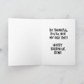 ソンズ50番誕生日カード カード (内部)