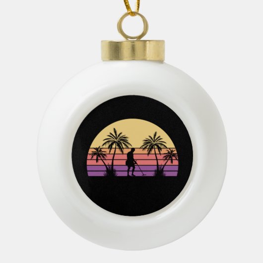 ソンデルン金属探偵団 セラミックボールオーナメント (正面)