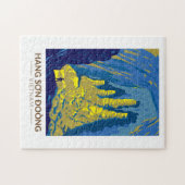 ソンドつるオン洞窟ベトナムトラベルアートヴィンテージ ジグソーパズル (横)