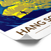 ソンドつるオン洞窟ベトナムトラベルアートヴィンテージ ポスター (角)