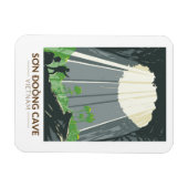 ソンドンケーブベトナムトラベルアートヴィンテージ マグネット (横)