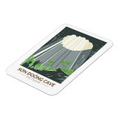 ソンドンケーブベトナムトラベルアートヴィンテージ マグネット (左側)