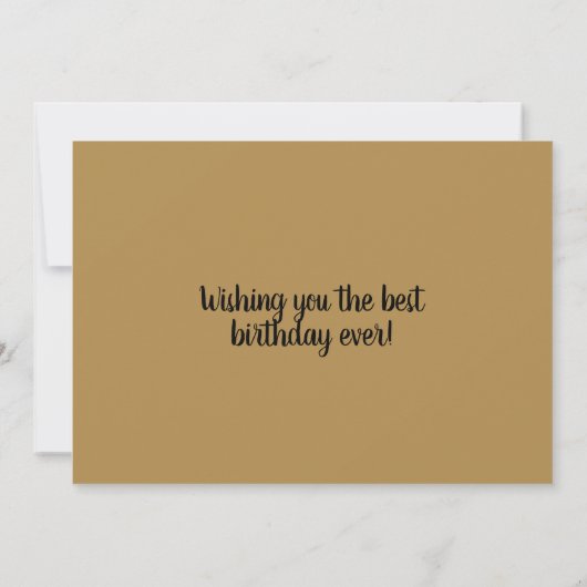 ソンハッピーバースデーアコースティックギター カード (裏面)