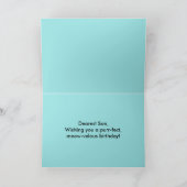 ソンハッピーバースデーカリコキャットカード カード (内部)