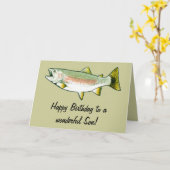 ソンハッピーバースデー:レインボーマス カード (黄色い花)