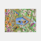 ソンバーズリガーデンバードハウス フリースブランケット (正面(横))