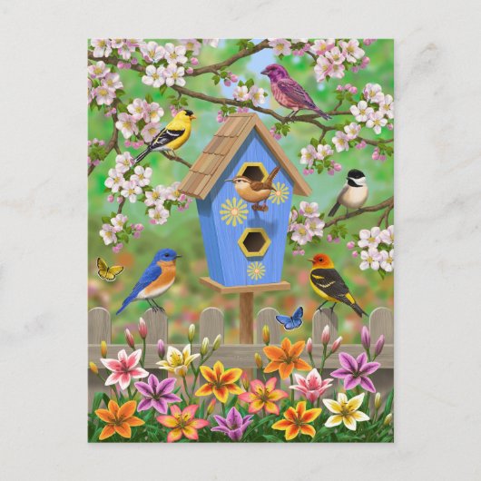 ソンバーズリガーデンバードハウス ポストカード (正面)