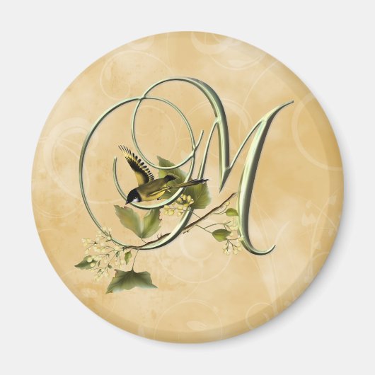 ソンバードイニシャルM マグネット (正面)