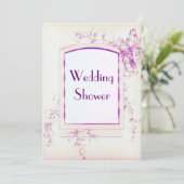 ソンバードシャビーシックウェディングシャワー 招待状 (スタンド正面)