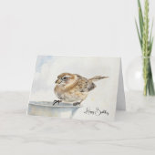 ソンバードスパロー – 誕生日カード カード (正面)