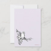 ソンバードベリーフメントサンキューカード 出欠カード (裏面)