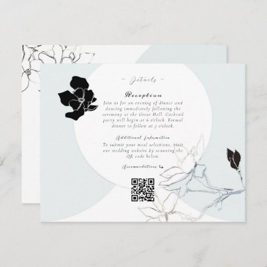 ソンバードマグノリアス | QRコード付きエンクロージャカード エンクロージャーカード (正面/裏面)