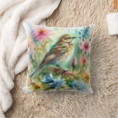 ソンバードメロディグレースフルバード&フローラエレガンス クッション (ブランケット)