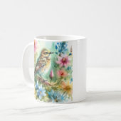 ソンバードメロディグレースフルバード&フローラエレガンス コーヒーマグカップ (正面左)
