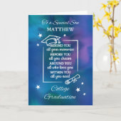 ソンパーソナライズカレッジ卒業引用文 カード (黄色い花)