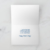 ソンファーザーズデイ最高のドゴンパパから カード (内部)