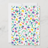 ソンブカラフルレロフィエスタベビーシャワー招待状 招待状 (裏面)