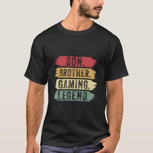 ソンブラザーゲーム伝説最高のクリスマスレトロ70' Tシャツ (正面)