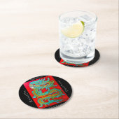 ソンブリオブレンド古代ファイアコーヒー ラウンドペーパーコースター (インサイチュ)