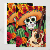 ソンブレロおもしろい葉書 招待状 (正面/裏面)