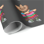 ソンブレロとソンブレロでダビングメキシコの子供 ラッピングペーパー (ロールコーナー)