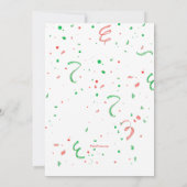 ソンブレロのピニャータ 招待状 (裏面)