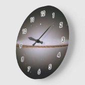 ソンブレロの銀河系 ラージ壁時計 (傾斜)