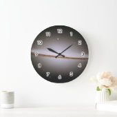 ソンブレロの銀河系 ラージ壁時計 (ホーム)