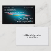 ソンブレロの銀河系-名刺のテンプレート 名刺 (正面/裏面)
