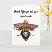 ソンブレロを着たワイルドベスト カード (黄色い花)