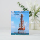 ソンブレロキー灯台、フロリダ州のポストカード ポストカード (スタンド正面)