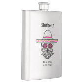 ソンブレロシュガースカル|花婿介添人結婚の贈り物 フラスク (右)