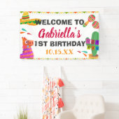ソンブレロラマメキシコスタイルフィエスタファースト誕生日 横断幕 (インサイチュ)