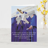 ソンブレロ卒業 カード (黄色い花)