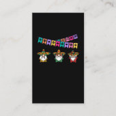 ソンブレロ格言メキシコフィエスタハッピーシンコデマヨ 名刺 (正面)