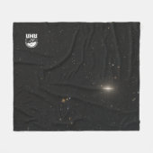 ソンブレロ銀河系スターパーティー毛布 フリースブランケット (正面(横))