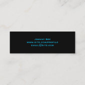 ソンブレロ銀河系プロファイルカード スキニー名刺 (裏面)