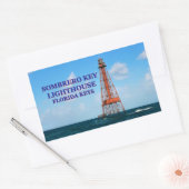 ソンブレロ鍵ライトハウスフロリダ鍵ステッカー 長方形シール (封筒)